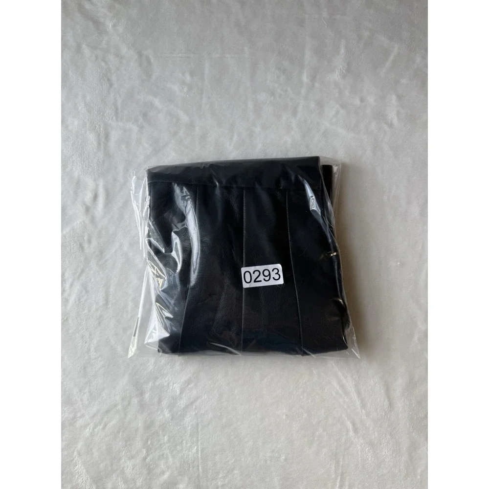 Sun-deh Sunday Best Size 4 Pleated Mini Zip‎ Skirt Academia Goth Preppy Black
